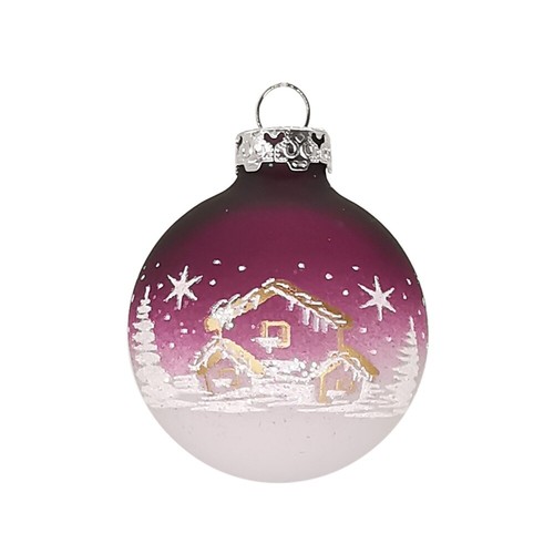 Pallina natale villaggio - natale,