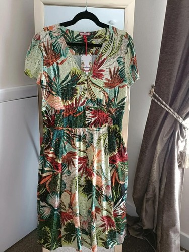 Abito midi browns - jo, tropicale