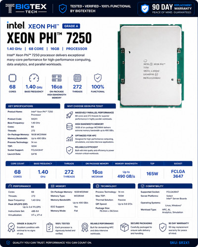 Processore intel xeon phi 7250 - phi,