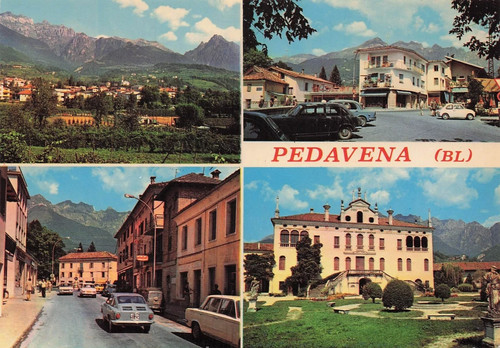 171b cartolina pedavena - cartolina,