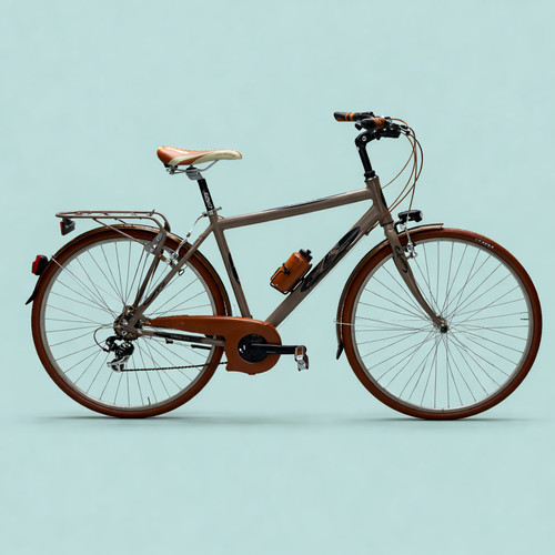 Bici trekking uomo marrone - 28,