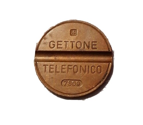 Gettone telefonico 7809 raro - 7809,