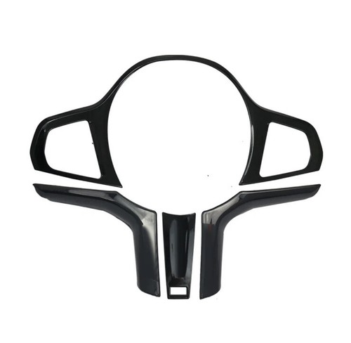 Coprivolante nero lucido 4pz