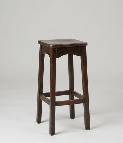 Sgabello alto vintage - alto, legno