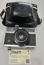 MACCHINA FOTOGRAFICA AGFA SILETTE SENSOR FUNZIONANTE VINTAGE CON CUSTODIA 