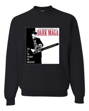 Felpa girocollo Elon Musk motosega per film burocrazia parodia