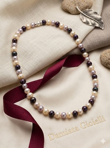 Collana donna miluna filo - miluna, di