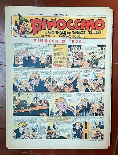 Pinocchio giornale nerbini - giornale,