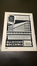 PUBBLICITA EDITORIALE - RADIO ALLOCCHIO BACCHINI MOD. 82G - HENSEMBERGER - '30
