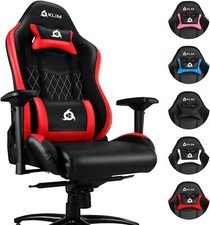 KLIM Sedia Gaming eSports Colore Nero e Rosso