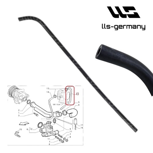 Tubo termostato per - fiat, siena