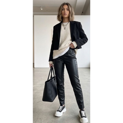 Leggings donna blogger zara - leggings,