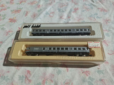 ★ Märklin Z ★ SET 8716 Silberling 2^Kl + 8718 Pilota Silberling ★ USATO ★ OVP ★