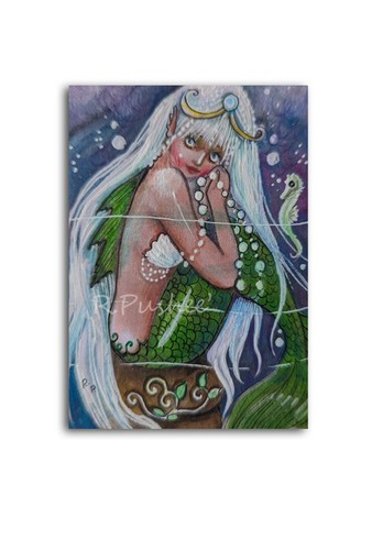 Sirena verde con - sirena,