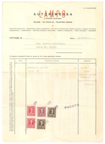 1952 milano via pacini - 1952,
