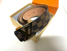 Louis vuitton matte brown belt - louis,