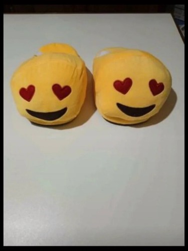 Pantofole gialle modello emoji - pantofole,