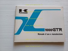 Kawasaki 1000 GTR 1986 manuale