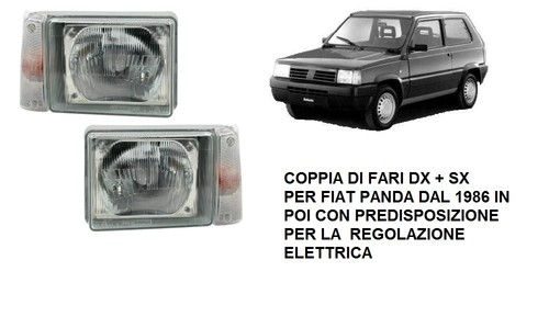 Fari anteriori per fiat panda - fari,