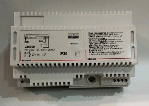 Bticino 346000 alimentatore - bticino,