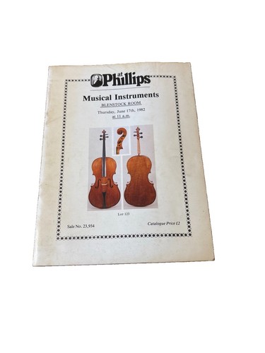 Phillips auction catalogue - auction,