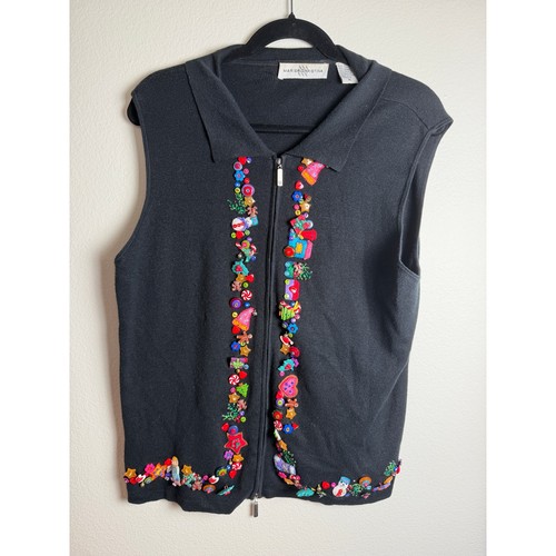 Maglione gilet vintage marisa - gilet,