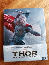 THOR THE DARK WORLD 3D - Steelbook Blu-ray Italian FIRST PRINT SEALED Marvel