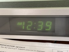 Pioneer DT-540 1983 timer audio digitale ~ vintage Hi-Fi Silver Face ~ con manuale