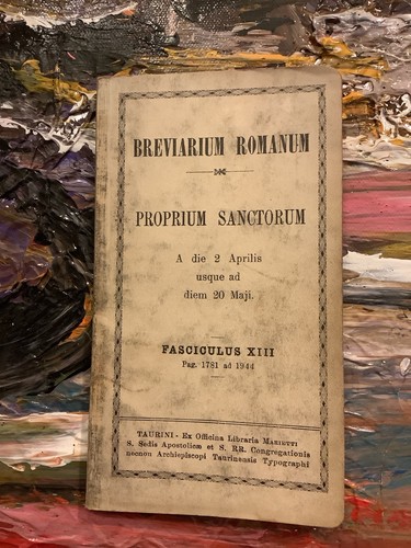 Breviarium romanum proprium - breviarium,