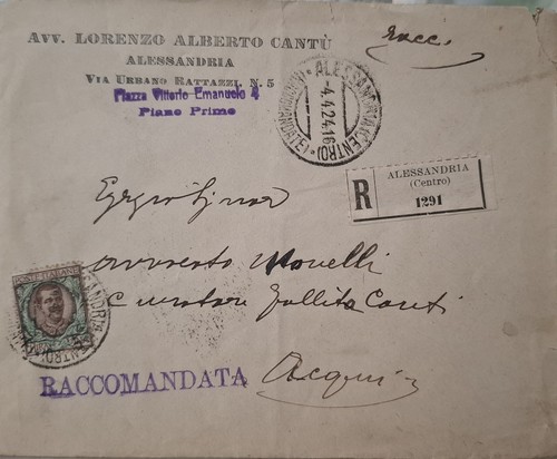 Storia postale 1924 - 1924, busta