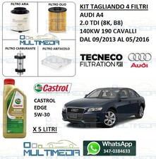 KIT TAGLIANDO 4 FILTRI E OLIO