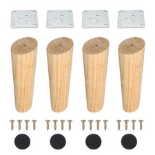 Gambe per Mobili in Legno, 4Pz