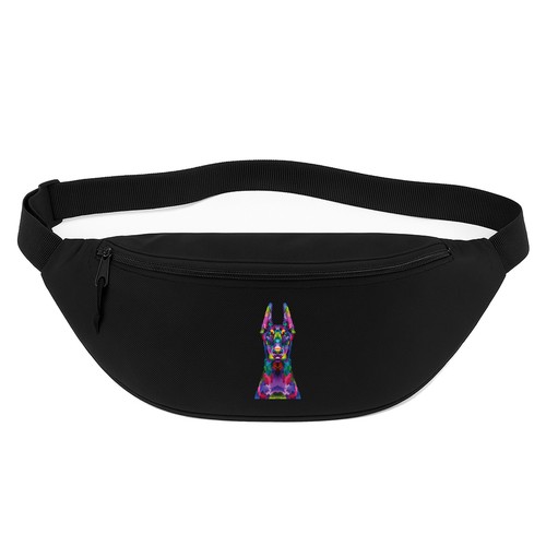 Marsupio doberman colorful - marsupio,