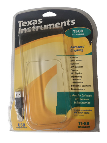 Texas instruments 89 - instruments, ti-89