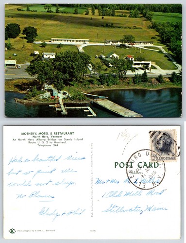 Cartolina north hero - hero, vermont