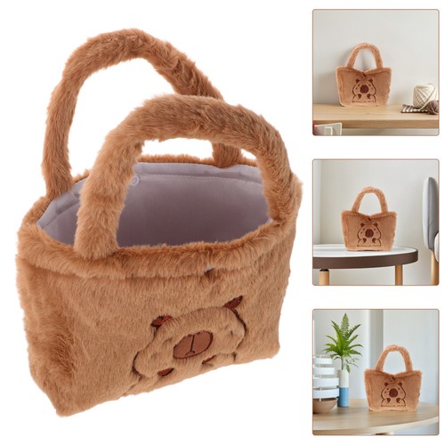 Borsa tracolla in peluche - a,