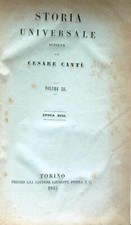 STORIA UNIVERSALE. VOLUME XII