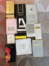 S3) 12 Mignon vintage: Ungaro, Basile,JPatou,Arrogance, Moschino, de la Renta ec