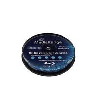 10 PZ MEDIARANGE Blu ray BD-RE 25GB 1-2X CAKE 10 RISCRIVIBILI MR501