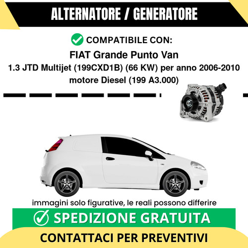 Alternatore fiat grande punto - fiat,