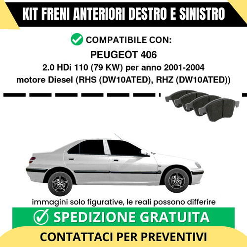 Pastiglie freno anteriori per - pastiglie,