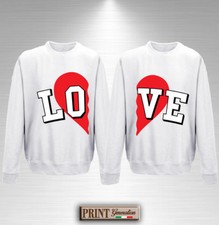 Felpa LOVE Coppia Idea Regalo