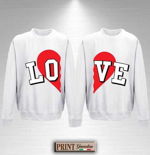 Felpa love coppia idea - coppia,
