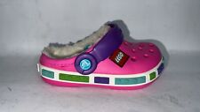 CROCS Sabot Ciabatta Invernale Kids Lego - Fuxia Viola size C6-7 (23-24)