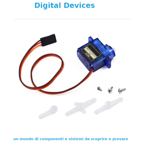 Micro servo ultraleggero sg90 - servo,