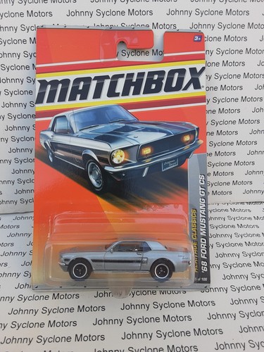 Matchbox 1968 ford mustang - matchbox, gt