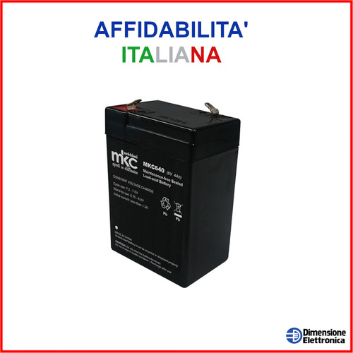 Batteria 4ah piombo lampada - batteria,