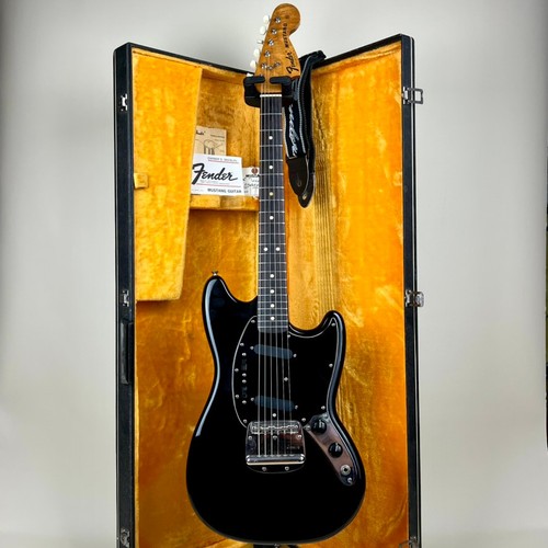 Fender mustang black 1974 - black,