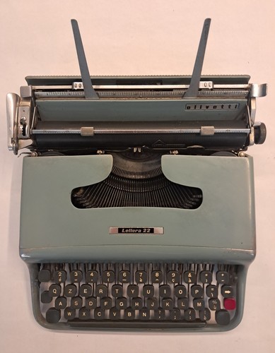 Olivetti lettera azzurra - 22,,