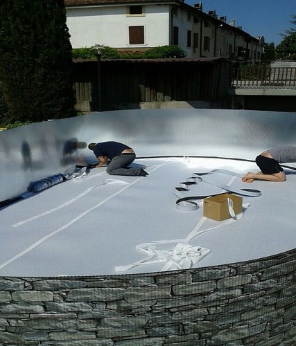 Kit tappeto protezione piscina - protezione,